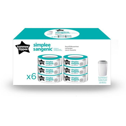 TOMMEE TIPPEE SIMPLEE Nachfüllpackungen Multipack x6 Sangenic