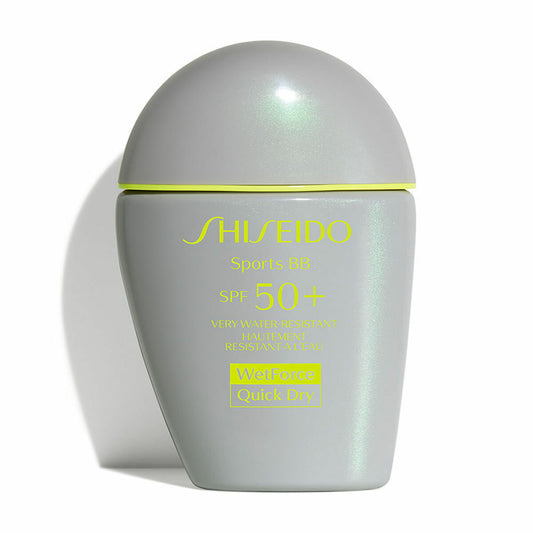 Sonnencreme mit Farbe Shiseido WetForce Quick Dry Sports Light SPF50+ Light Tint Spf 50 Light (30 ml)