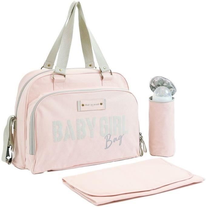 BABY ON BOARD SIMPLY BABYBAG Wickeltasche – Rosa