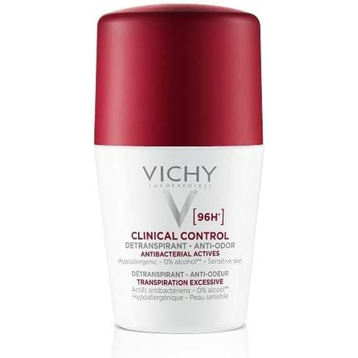 Déodorant Roll-On Vichy Clinical Control 50 ml Adultes unisexes 96 heures